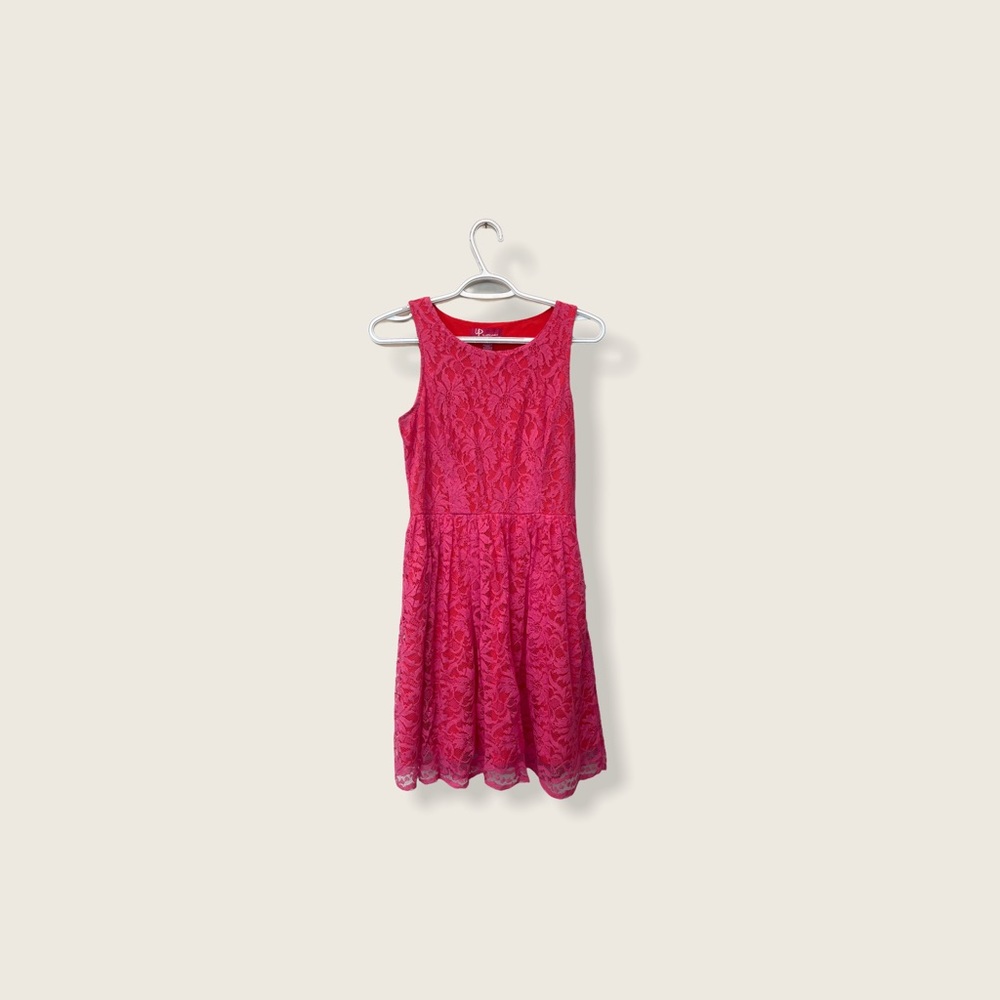 🎀3/$30 UP by Ultra Pink Lace dress
